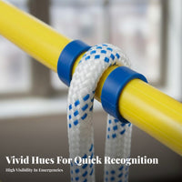 Fire Evacuation Rope Ladder High Strength Fire Evacuation Ladder Anti-Slip Rungs for Homeowners, Apartment Dwellers, Home, Balcony
