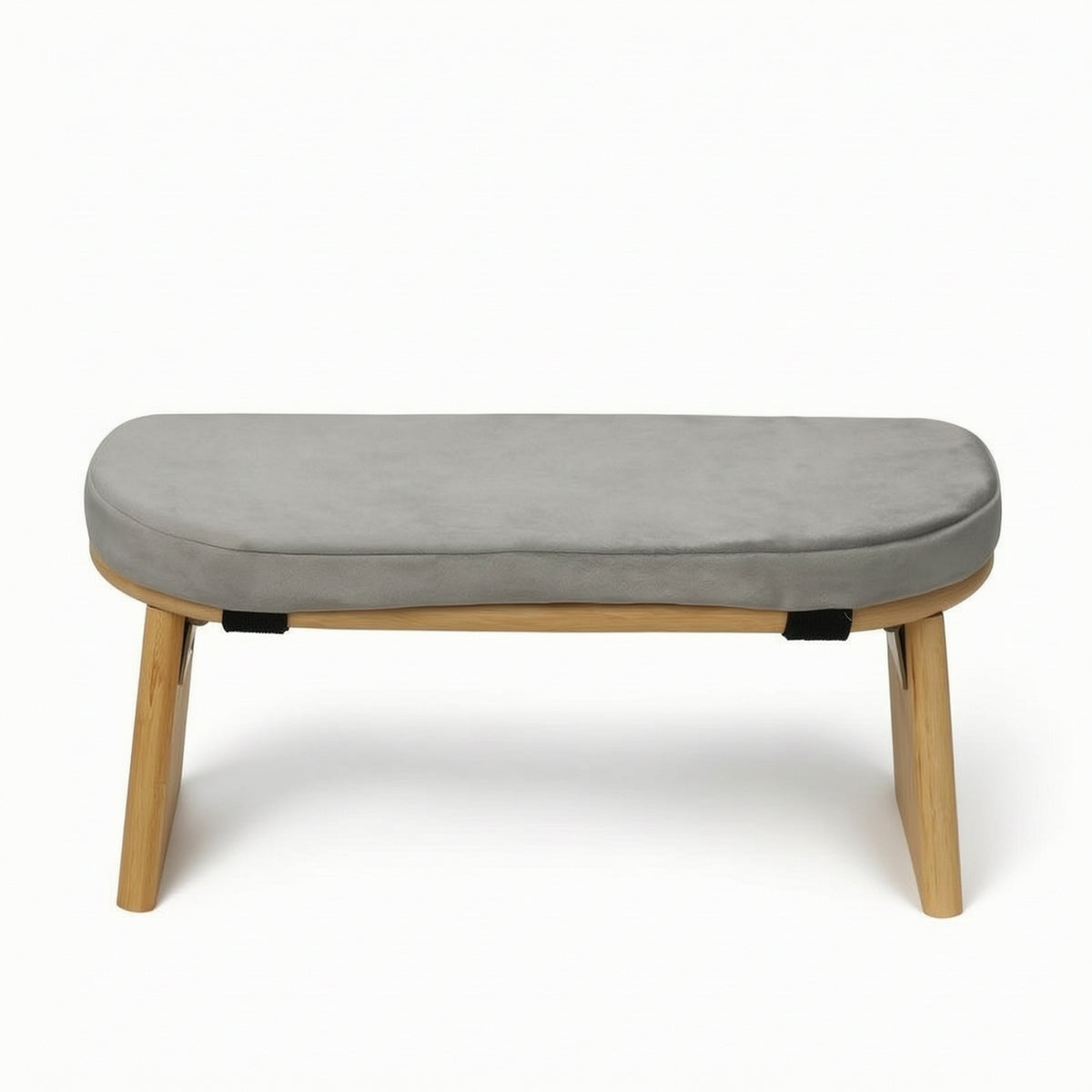 Meditation Stool Bamboo Meditation Bench Upholstered Mindfulness Stool for Meditators