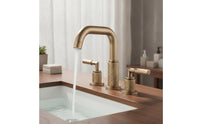 3 Hole Washroom Faucet Deck Mounted Tap Modern Hardware for Washroom