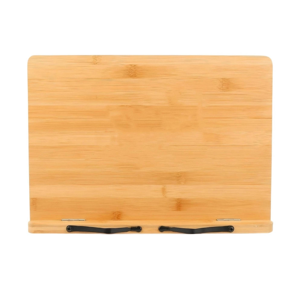 Wooden Desktop Book Rest Ergonomic Book Stand, with Page Holders Portable Adjustable Laptop Riser for Readers