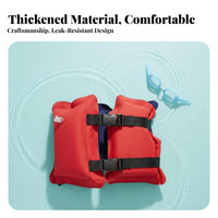 Adjustable Buckle Strap Swimming Waist Belt High Buoyancy Kids Back Buoyant Aid Arms-Unrestricted Design for Adults, Beginners