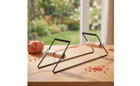 Adjustable Bead Loom with Wooden Rollers DIY Metal Bead Loom Long-Lasting Stable for Hobbyists