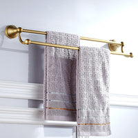Antique Bronze Towel Rack Bathroom Storage Rack Wall Mounted Hardware Set