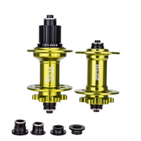 Front and Rear Hub Pair Bearings 32 Hole Lightweight Freewheel Hub for Cyclists, Wheel Building, Trail Riding