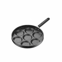 Nonstick 4 Hole Frying Pan Stone Coating 4 Section Egg-Cooking Pan Healthy Cooking Cookware Easy to Clean for Breakfast, Home Kitchen