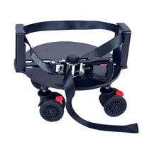 Golf Bag Wheel Base Mobile Wheeled Base with Strap Lockable for Golfers
