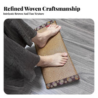 Slanted under-table Footboard Non-Slip Footrest Angled Design for Office Workers