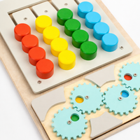 Wooden Puzzle for Kids Ages 4 to 6, Preschool Educational Material, Educational Game for Dexterity