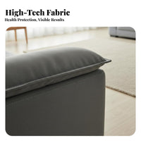 Sectional billowy Sofa Modern Minimalist design Living Room Furniture Plush Comfort Lounge Seating for Apartment Dwellers, Design fans, Playroom