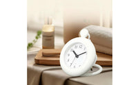 Moisture-Proof Waterproof Bathroom Timekeeper Anti-Fog Mini Suction Cup Timekeeper Minimalist Design Timekeeping Device Compact Size for Kitchen