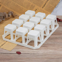 Drainage Holes Succulent Pot Tray Reusable Multi-Cell Planter Holder Long-Lasting Nursery Plant Pots Stackable for Beginners