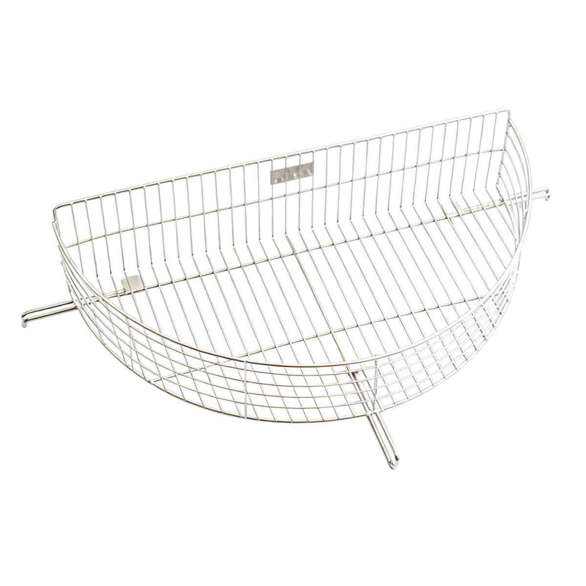 Stainless Steel Oil Draining Basket Semicircular Frying Basket with Legs Quick Drainage Easy to Clean for Kitchen