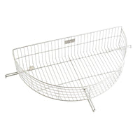 Stainless Steel Oil Draining Basket Semicircular Frying Basket with Legs Quick Drainage Easy to Clean for Kitchen