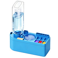 Paint Brush Washer with Reservoir Portable for Watercolor Painting, Hobbyists