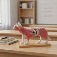 Cat Therapeutic Point Model Model Pet Health Specialist Cat Corporeal Framework Model Structural for Veterinarians, Students, Classroom