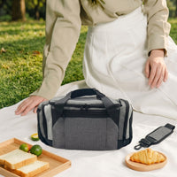 Lunch Box Travel Bag and Tote Bag for Food Storage, Large Insulated Lunch Bags for Women with Shoulder Strap, Waterproof Cool Bag Picnic Bag