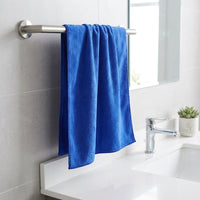 Thick Microfibre Cloth and 30x70cm Microfibre Towel, 350 GSM Printed Single-Ply Fabric, Highly Absorbent Tool for Car and Home Use