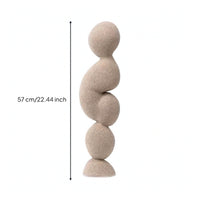 Abstract Sculpture Modern Resin Sculpture Minimalist Tabletop Decoration for Bookshelf, Office, Entryway
