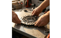 Flexibly Mounted Disc Brake Rotor Wet and Dry Flexibly Mounted Brake Rotor Fast Ventilation Hardware for Trail Riding