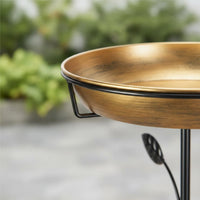 Bird Bath Feeder Outdoor Decoration Bird Bath Stand Feeder Heavy Duty Garden Decor for Courtyard