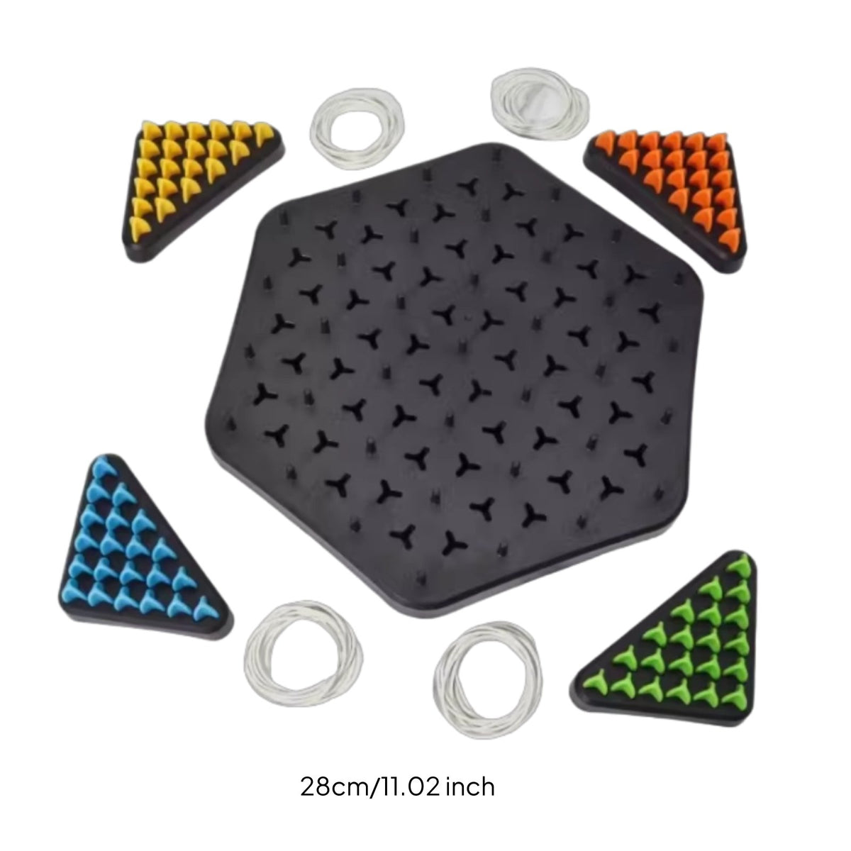 Logical Thinking Training Chain Triangle Chess Game Spatial Reasoning Triangle Linking Game Parent-Child Interaction Educational Toy Strategic Gameplay for Children, Party