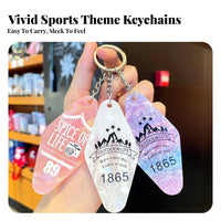 Creative Design Gem Shaped Key Identifier Lightweight Gem Shaped Key Fob Long-Lasting for Students, Teenagers, Gifting, Car Keys