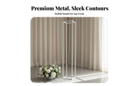 Extendable Iron Art Display Rack Sturdy Construction Wedding Centerpiece Stand Long-Lasting Geometric Metal Frame Stand Elegant Design for Couples, Party, Exhibition