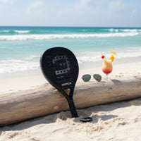 Shock Absorbing Carbon Fiber Padel Racket Anti-Slip Grip Pickleball Paddle Increased Sweet Area Sports Equipment Effortless Swing for Beginners