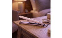 Steam Hair Straightener Wide Plate Hair Straightener with Comb Steam Straightening Brush Anti-Frizz Heated Straightening Brush