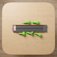 Tactile Braille Writing Board with Stylus Lightweight Braille Slate and Stylus Kit Compact Learning Tool Raised for Classroom