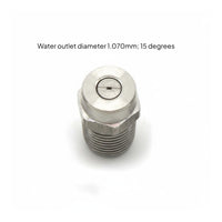 Rust-Resistant 1/4 Inch Male Thread Nozzle Long-Lasting High-Pressure Fan Nozzle Easy to Install for Professionals, Dust Suppression