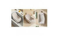 Easy to Clean Baby Bath Recliner Safe Baby Bath Cradle Ergonomic Tub Quick-Dry for Newborns, Infants, Bathtub, Bathroom