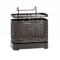 Chopstick Storage Box Drainage Holes Cutlery Drain Rack Multi-Compartment Design Countertop Utensil Container for Kitchen
