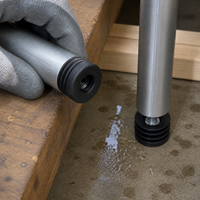 Adjustable Round Tube Inserts with M6/M8 Threaded Nuts for Furniture Legs