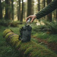 Portable Camouflage Water Bottle Pouch Outdoor Large Capacity Kettle Cover