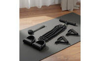 Foot Pedal Pull Rope Multi-Functional 4 Tube Pedal Exerciser Multifunctional Sit up Core Sculpting Tool for Beginners