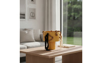 Decorative Flower Vase Pedestal Vase Gift Rope Trim