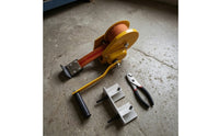 Wire Drawing Tool with Hand Crank Tabletop Benchtop Wire Drawing Tool Secure for Metalworking