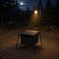 Aluminum Camping Table Multi-Use Portable Camping Table Carry Bag for Campers, Adventure Seekers