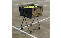 Folding Tennis Ball Cart Lightweight Tennis Ball Collector Sports Storage for Trainers