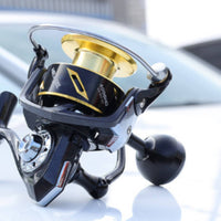 Long Casting Metal Fishing Reel High Gear Ratio Reel Steady Drag Angling Equipment Lightweight for Lure Fishermen, Anglers