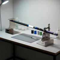 Reversible Rotation Fishing Rod Epoxy Coating Machine Long-Lasting Construction Epoxy Drying Rod Turner Portable Design Workshop Equipment for Home Use