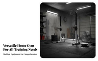 Heavy Duty Construction Squat and Bench Press Rack Non-Slip Rubber Feet Adjustable Squat Rack Long-Lasting PU Leather Adjustable Weightlifting Bench for Weightlifters, Bodybuilders