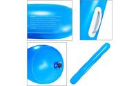 Lightweight Inflatable Pool Noodle with Handles Adult Pool Buoy with Handles Portable Inflatable Tube Long-Lasting for Adults, Swimmers, Kids, Summer Vacation