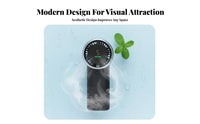 Powerful Airflow Handheld Turbo Fan Compact Design USB Fan with Digital Display Lightweight Cooling Device Long Battery Life for Travelers, Commuters, Students, Outdoor, Travel, Camping, Office