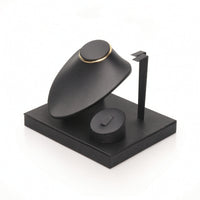 Necklace Bust with Band Holder Tabletop Necklace Display Bust Jewelry Display Stand Soft Organizer Minimalist for Jewelers