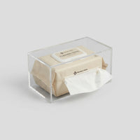 Wipes Holder and Wall Mounted Tissue Box Holders for Washroom or Powder Room, Thick Storage for Families, Adhesive for Kitchen
