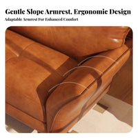 Small Space space-efficient Multi-Seater Settee Vintage Look Straightrear Settee centuryera Modern Sofa Sturdy Frame for Apartment Dwellers, Interior Design aficionados, Homeowners, Studio Flat, Lounge Area, Office