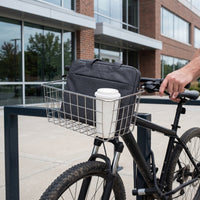 Foldable Quick Release Bicycle Basket for Front Handlebar - Storage for Shopping, Fruit, and Small Items