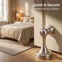 304 Stainless Steel Door Stopper No Drill Wall Mounted Door Stop, Heavy Duty Door Holder for Bedroom , Strong Door Catch for Homeowner